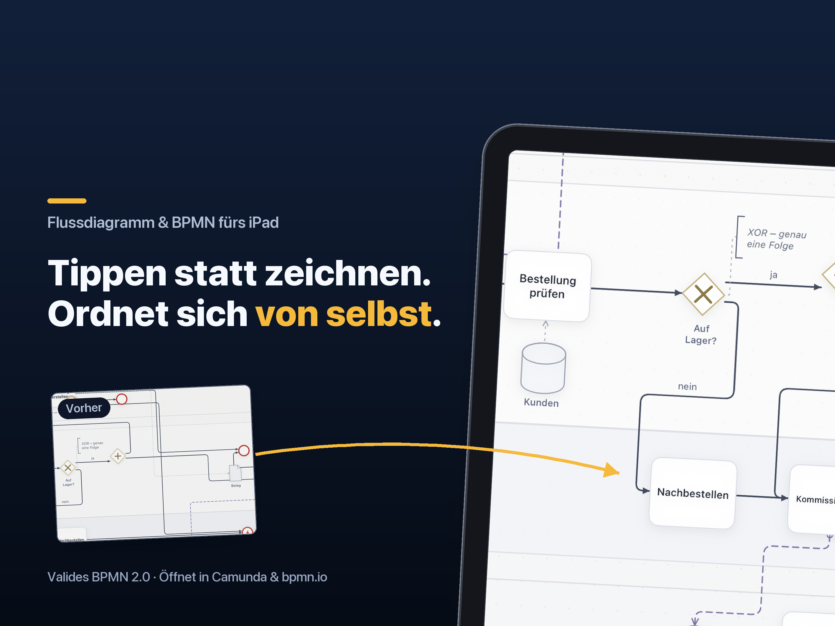 AIxFlow Hero-Screenshot deutsch